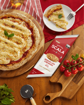 Pizza com Requeijão Cremoso Scala linha profissional